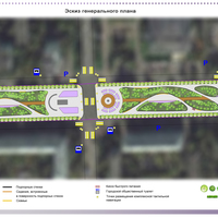 Концепция реновации озелененного пространства Сиреневого бульвара, г. Москва, ВАО