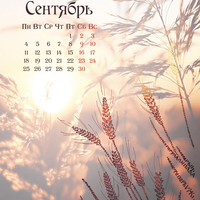Настенный каллиграфический календарь по стихотворениям Тютчева Ф. И.