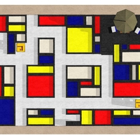 Сад в стиле De Stijl