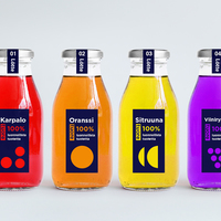 Дизайн упаковки соков Lotte