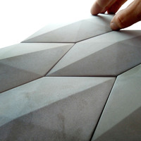 3D-плитка ручной работы из архитектурного бетона