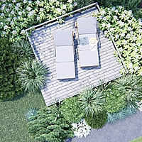 Ландшафтный дизайн-проект частного сада "East Village"