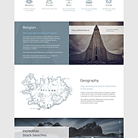 Landing page - Iceland