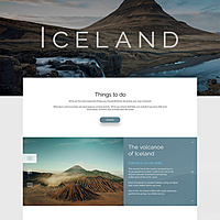 Landing Page - Iceland