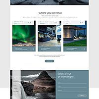 Landing Page - Iceland