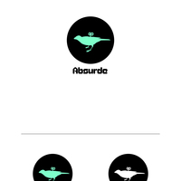 logo for ABSURDE (electronic music label)