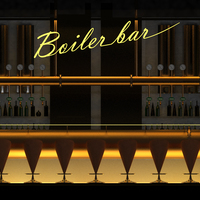 Концептуальный проект бара "boiler bar"